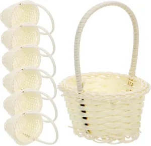 10pcs Mini Baskets for Dollhouse Kitchen Decor Cute Picnic Baskets for Boys and Girls for Miniature Garden Decoration Design