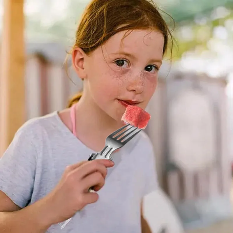 2-in-1 Foldable Watermelon Fork Slicer
