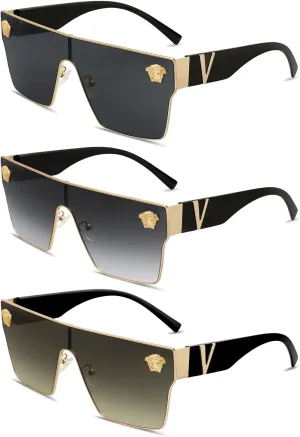 Allarallvr Oversized Square Sunglasses For Women Men Vintage Trendy Classical Gafas De Sol Para Mujer Sun Glasses AR82087
