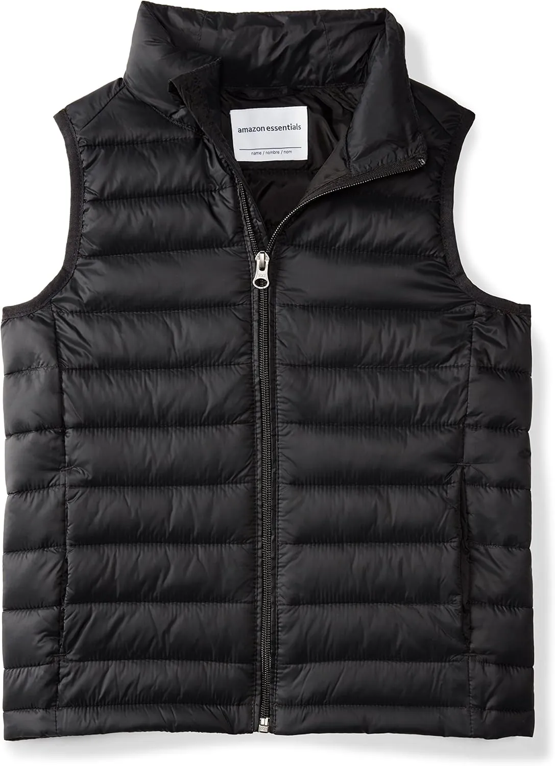 Amazon Essentials Boys and Toddlers' Lightweight Water-Resistant Packable Hooded Puffer Vest