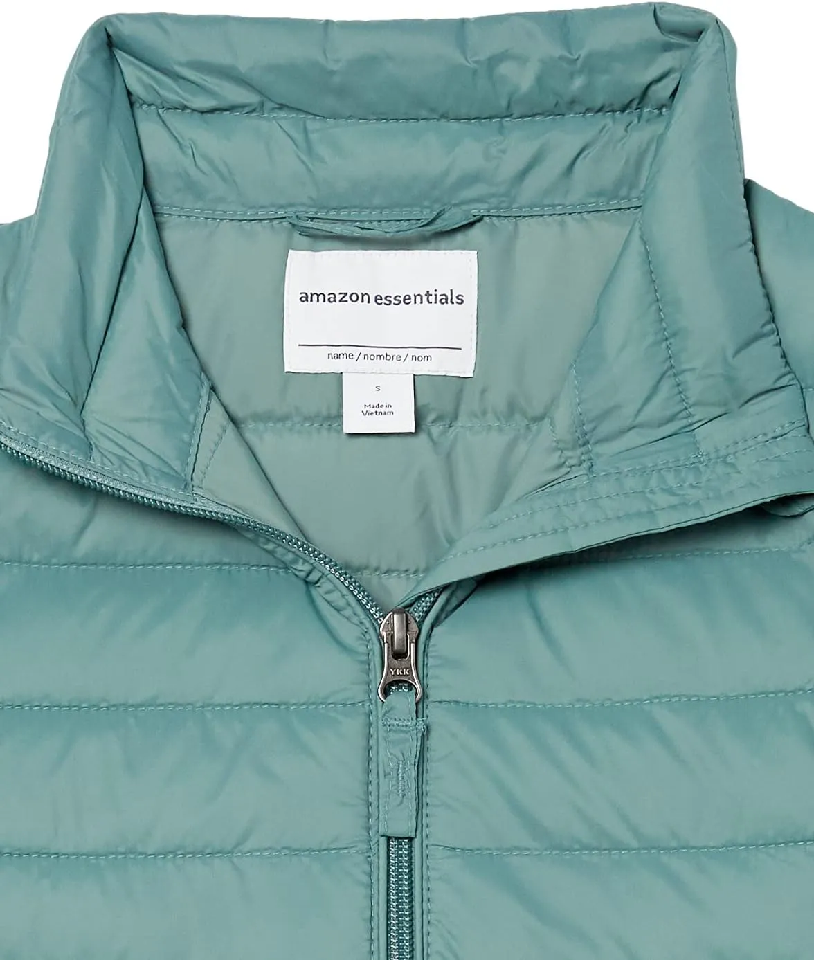 Amazon Essentials Girls and Toddlers' Lightweight Water-Resistant Packable Mock Puffer Jacket