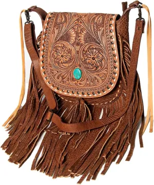 American Darling Cross Body Hand Tooled Genuine Leather Western Women Bag Handbag Purse | Crossbody Bag for Women | Cute Crossbody Bag | Crossbody Purse