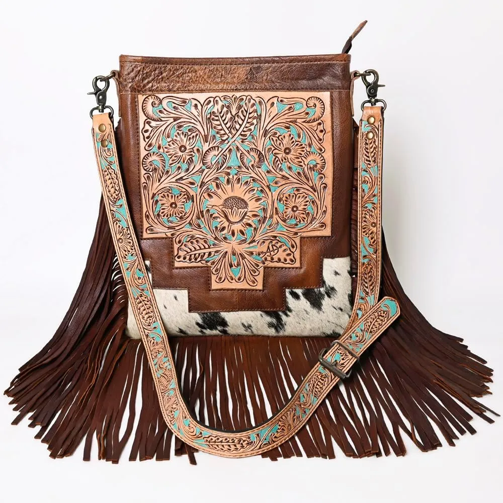 American Darling Tooled Painted Crossbody