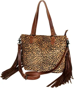 American Darling Tote Hair-On Genuine Leather Western Women Bag Handbag Purse | Western Tote Bag | Travel Tote Bags | College Tote Bag | Casual Tote Bag