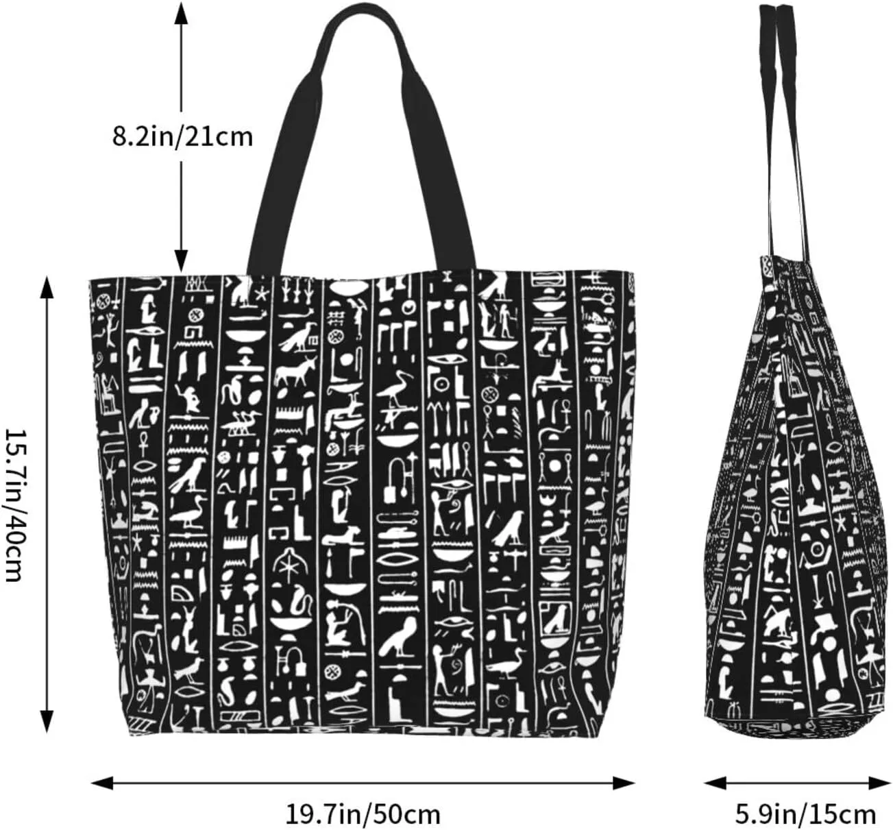 Ancient Egypt Grocery Bag Egypt Shoulder Bag Egyptian Grocery Bags Tote Shopping Bag Egypt Bag History Gifts