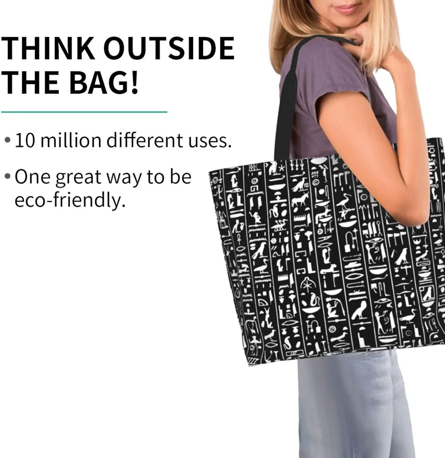 Ancient Egypt Grocery Bag Egypt Shoulder Bag Egyptian Grocery Bags Tote Shopping Bag Egypt Bag History Gifts