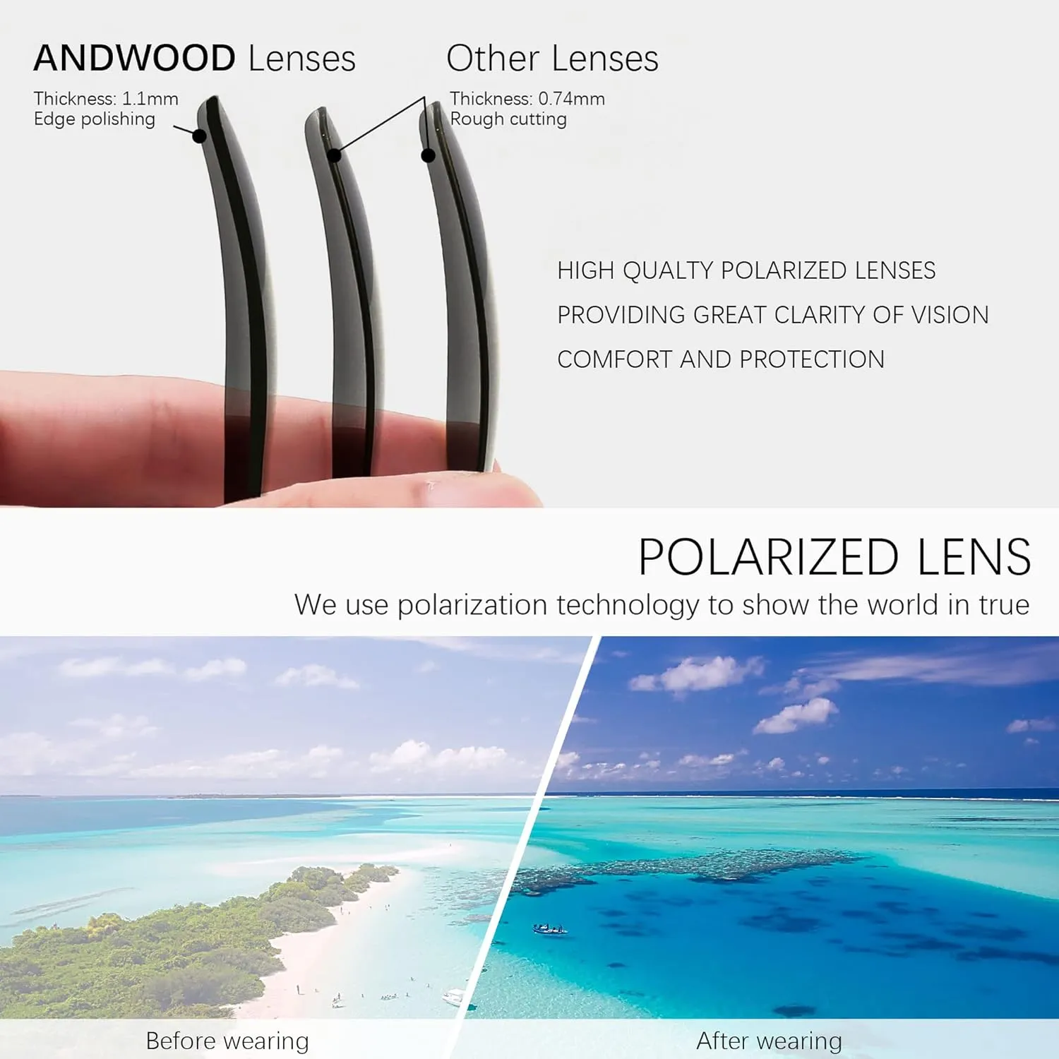 ANDWOOD Oversized Aviator Sunglasses for Women Men Big Large UV Protection Fashion Sun glasses