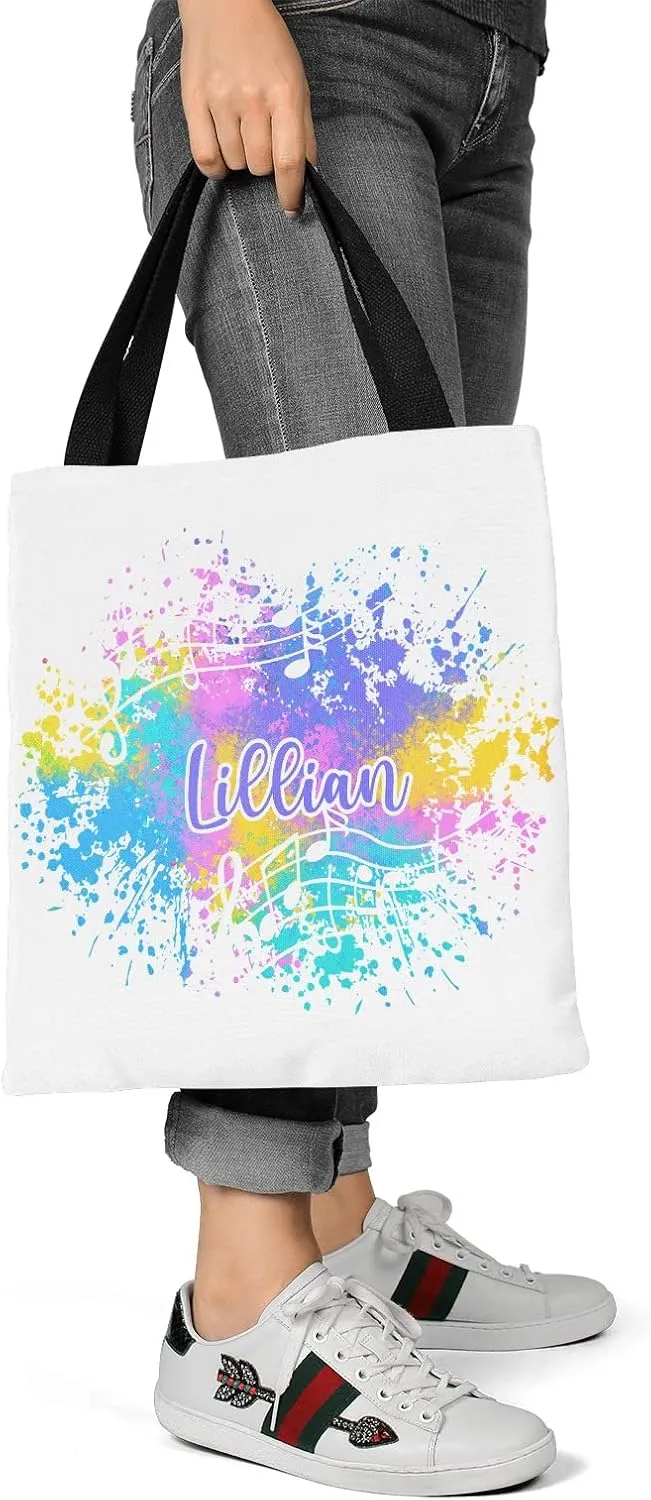 Animal Personalized Canvas Tote Bags, Reusable Bags for Shopping,Travel,School Handbag Gift