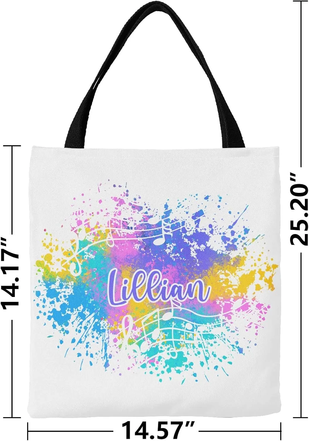 Animal Personalized Canvas Tote Bags, Reusable Bags for Shopping,Travel,School Handbag Gift