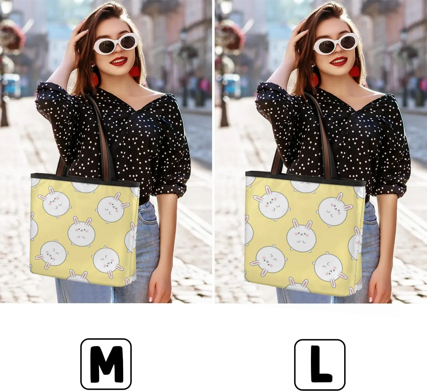 Animal Rabbit Hare Tote Bag for Women Womens Handbags Tote Bags for Travel Beach Gym