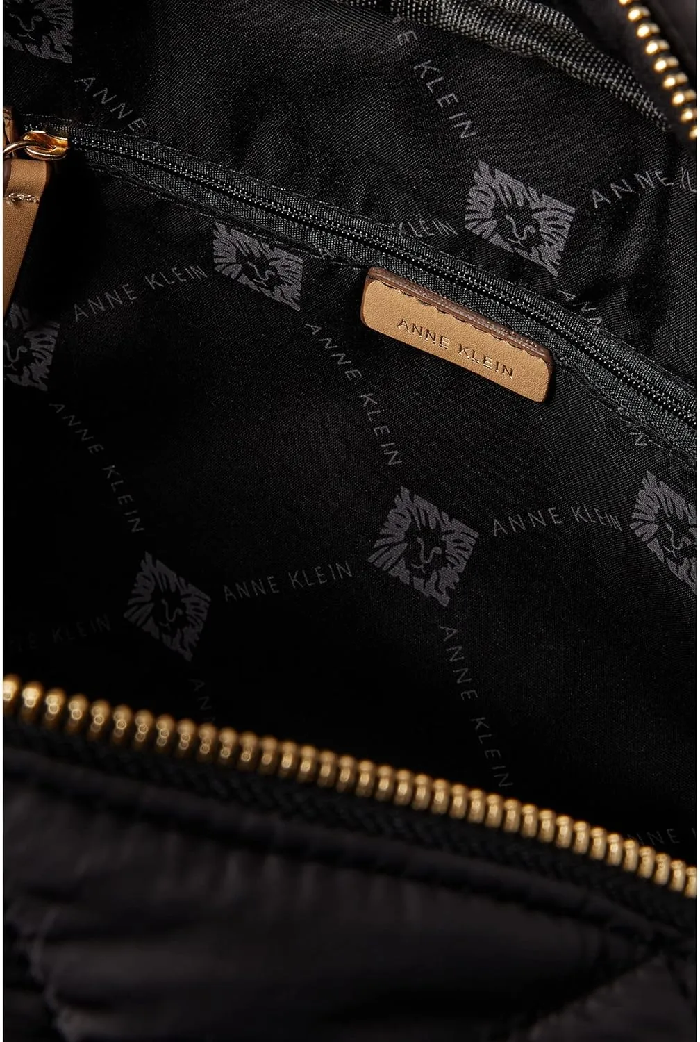 Anne Klein quilted nylon duffle
