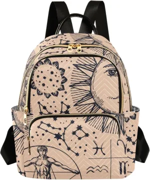 Backpack for Women Fashion Travel Work Anti-theft Bag Business Computer Backpack Purse (Medium Pattren 2)