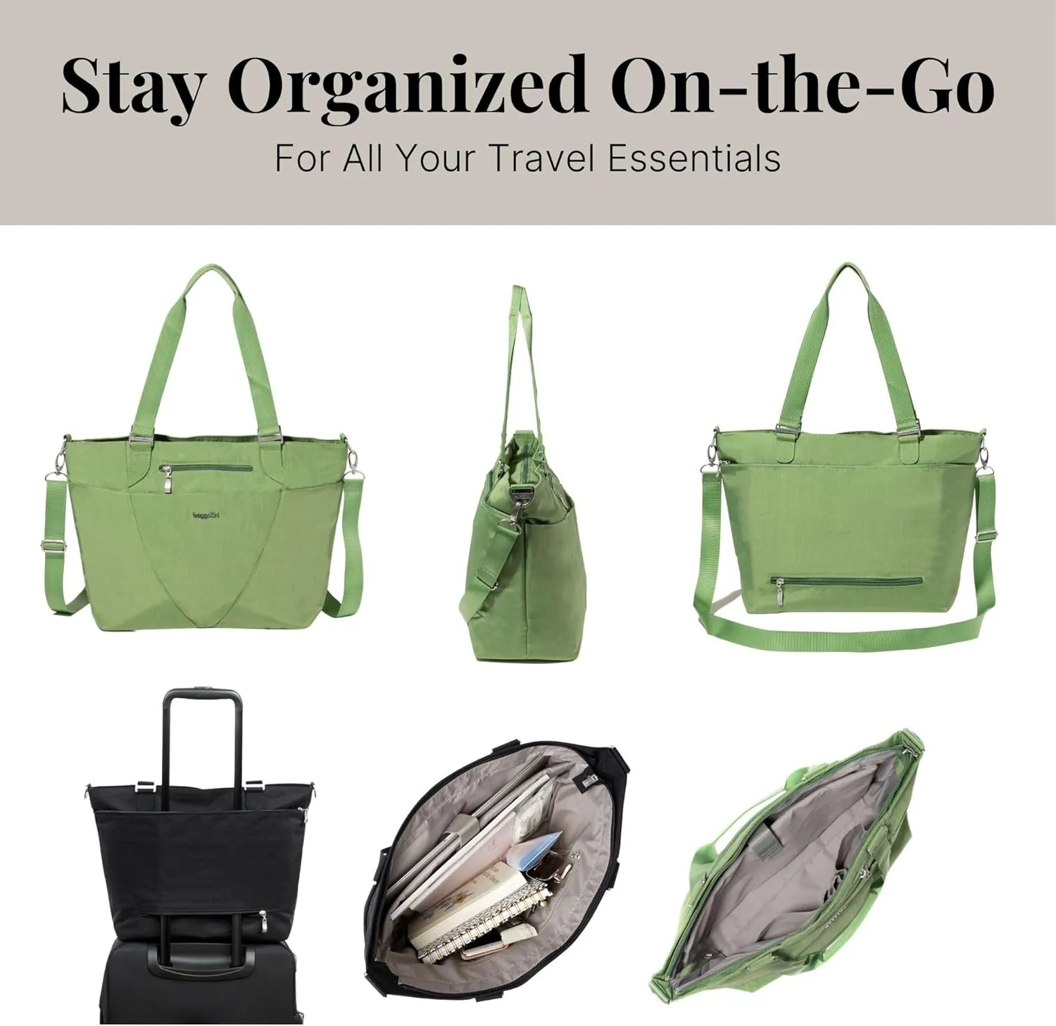 Baggallini unisex adult Avenue Tote