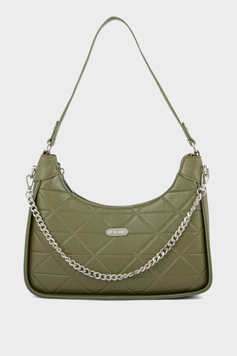 Bagutte Shoulder Bags BS2038-Olive