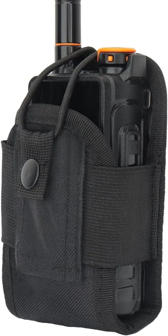 BAOFENG Tactical Pouch Walkie Talkie Bag Molle Radio Pouch Portable Radio Case Outdoor Nylon Case Holster Pouch Bag UV-5R BF-F8HP 5RM UV-21R Quangsheng UV-K5 8 K5PLUS AR-152 UV-17R Two Way Radio