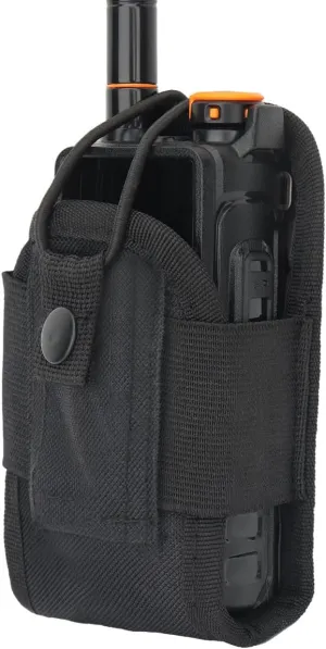 BAOFENG Tactical Pouch Walkie Talkie Bag Molle Radio Pouch Portable Radio Case Outdoor Nylon Case Holster Pouch Bag UV-5R BF-F8HP 5RM UV-21R Quangsheng UV-K5 8 K5PLUS AR-152 UV-17R Two Way Radio