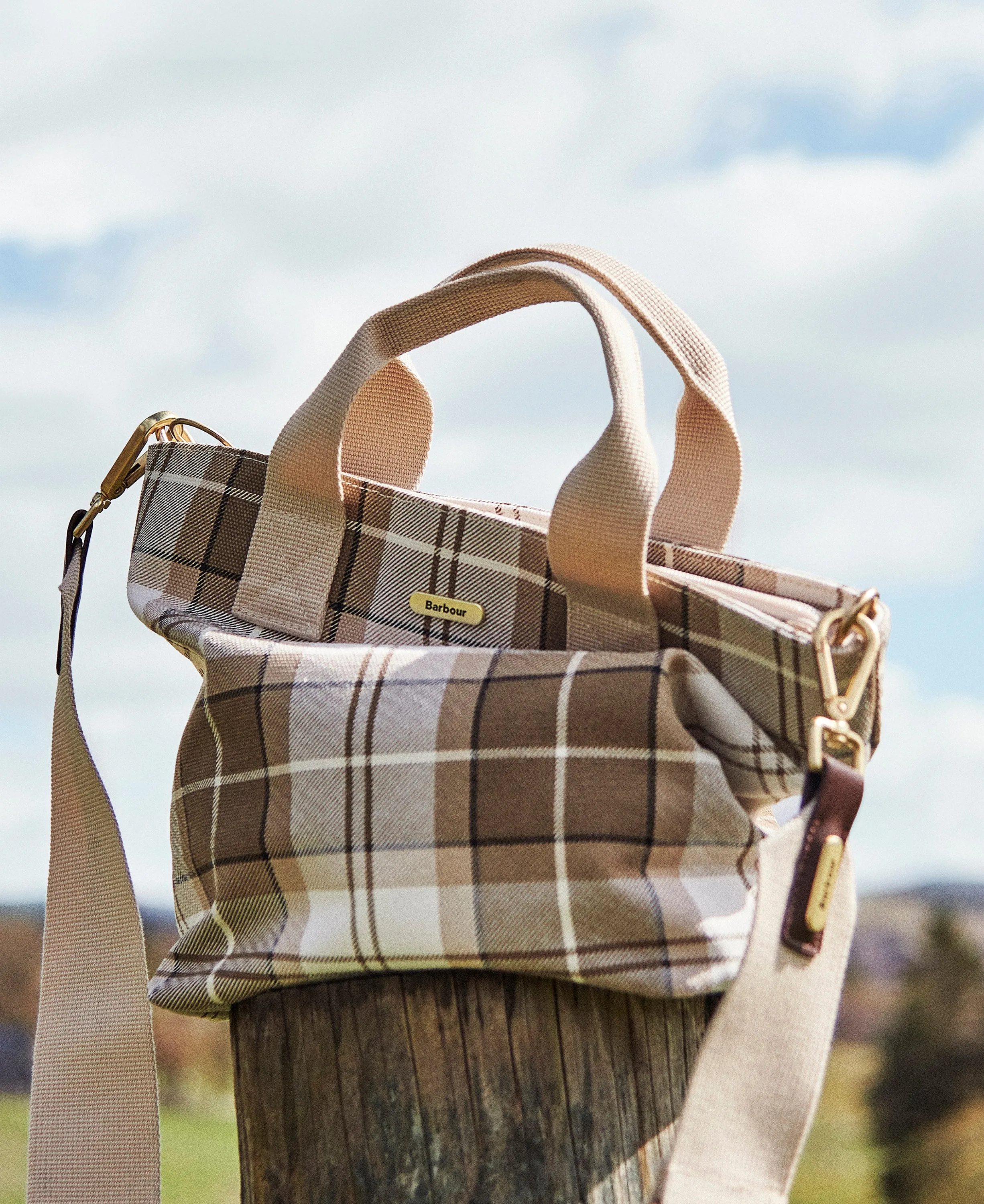 BARBOUR Maisy Tartan Tote Bag