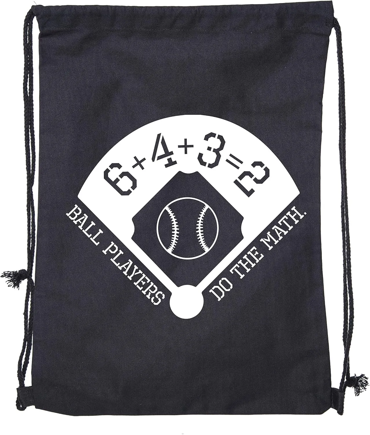 Baseball Party Bags | Baseball Cotton Drawstring Cinch Backpacks for Team events, Birthdays, and more!