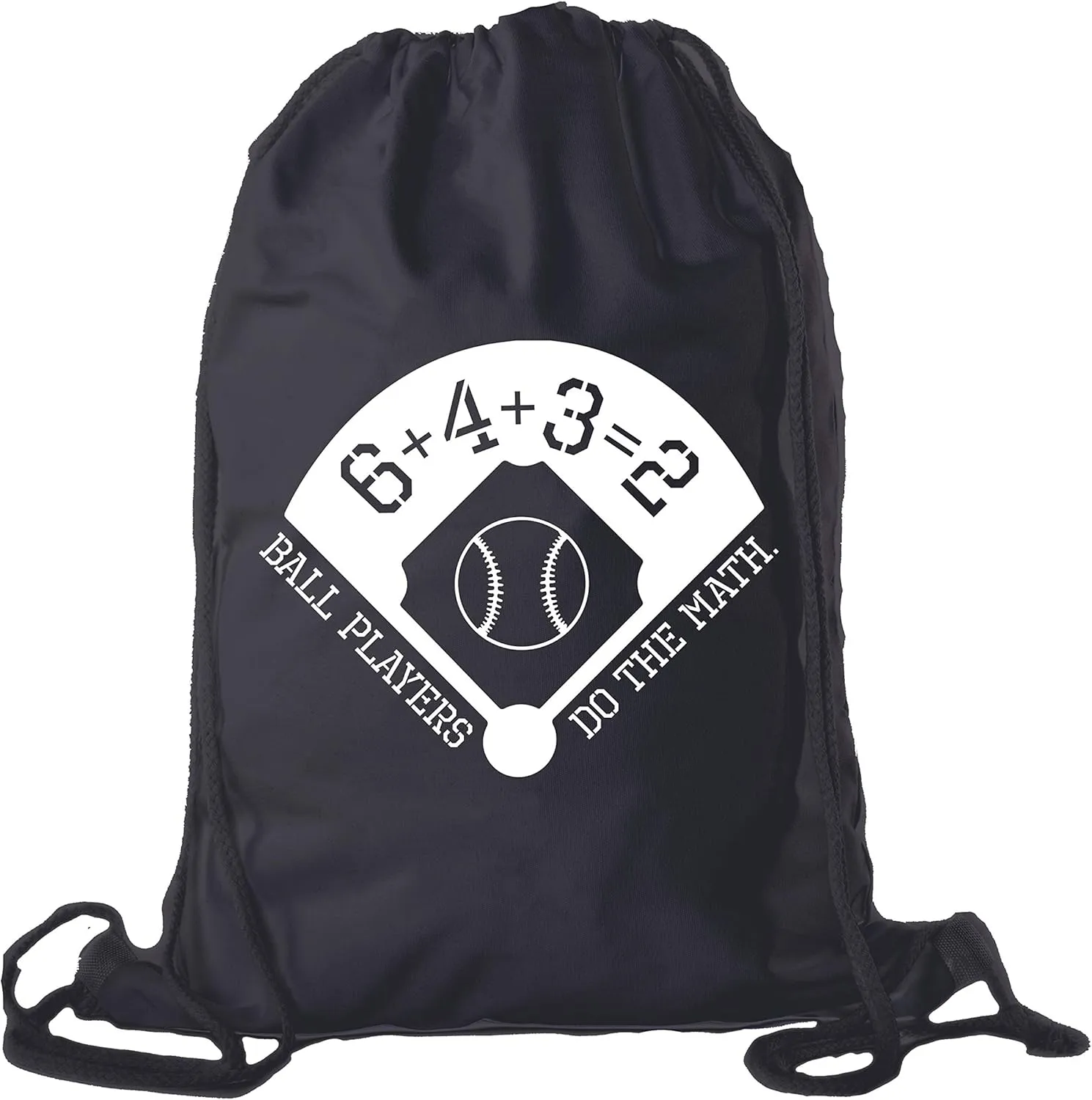 Baseball Party Bags | Baseball Cotton Drawstring Cinch Backpacks for Team events, Birthdays, and more!