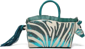 Basmgrzaia Women's Luxury Horse-Shaped Crossbody Handbag with Fringe - Unique Designer Purse for Casual & Special Events