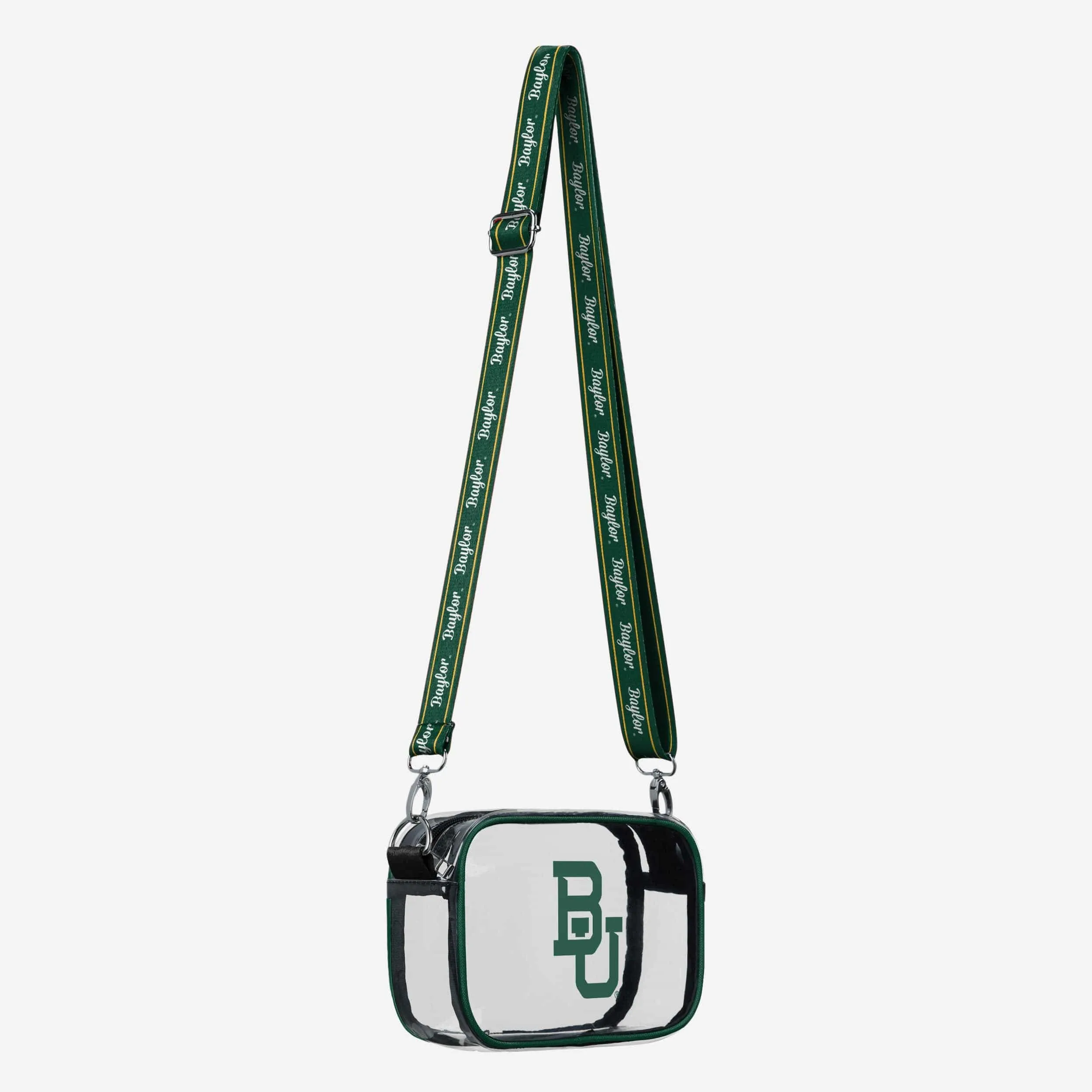 Baylor Bears Team Stripe Clear Crossbody Bag