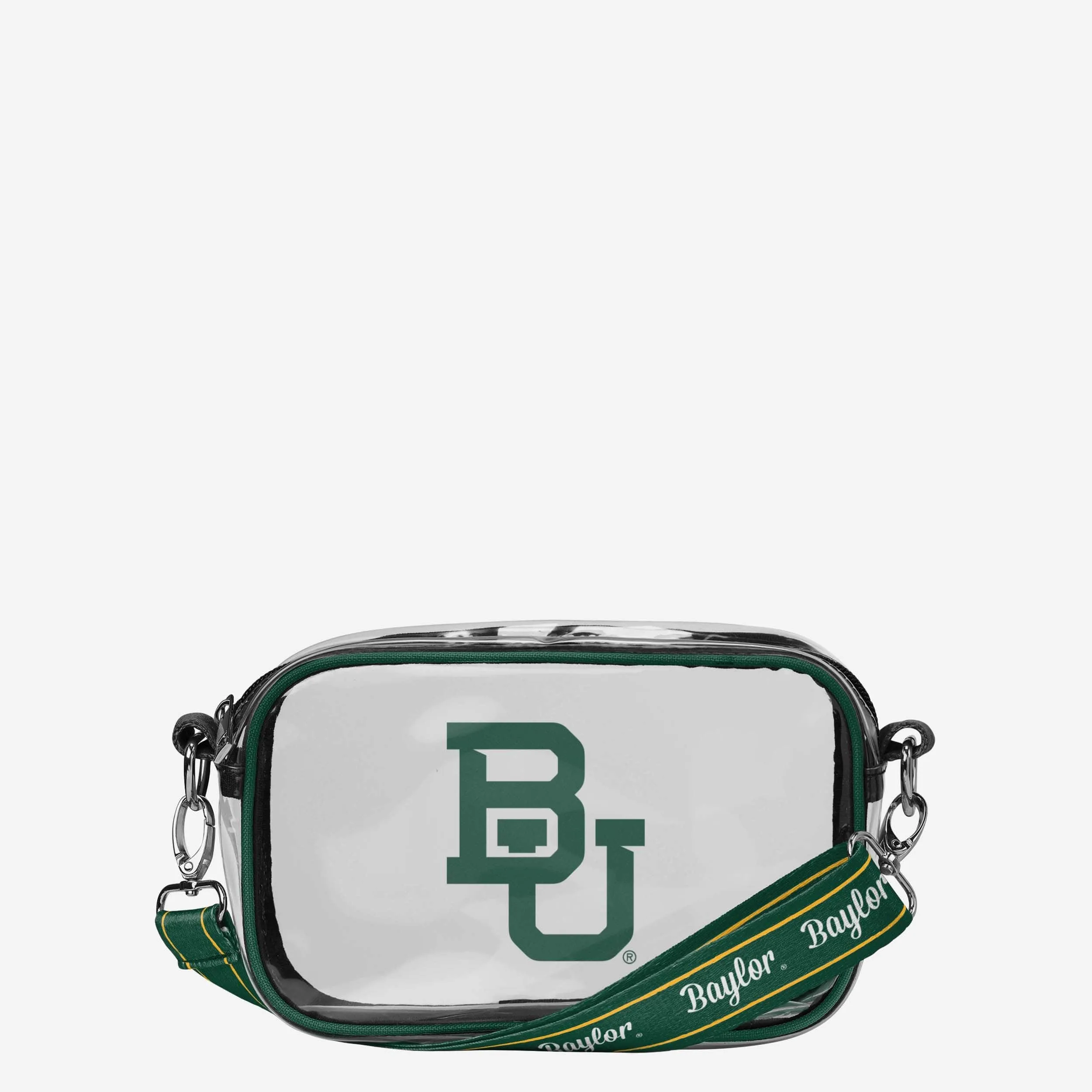 Baylor Bears Team Stripe Clear Crossbody Bag