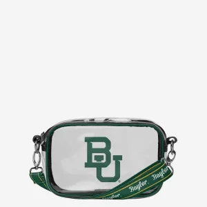 Baylor Bears Team Stripe Clear Crossbody Bag
