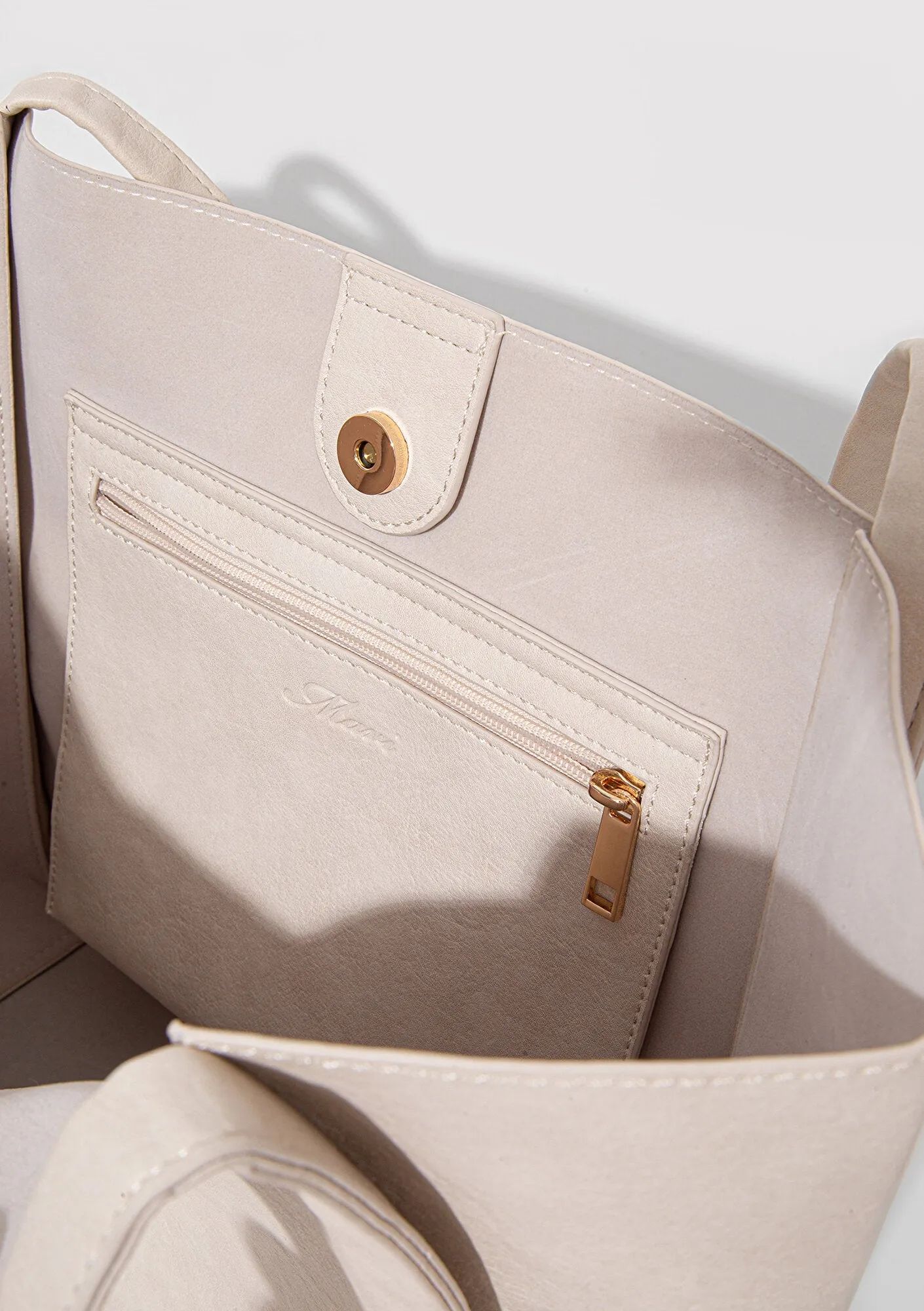 Beige Shoulder Bag