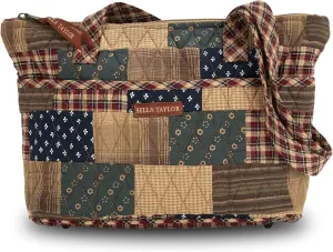 Bella Taylor Small Tote | Lightweight Quilted Fabric Purses for Women