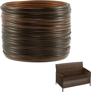Biggun 230ft Wicker Repair Kit - Rattan Patio Chair Sofas Repair Supplies for Outdoor Lawn Furniture, Premium New Materials Basket Weaving Webbing Replacement Parts