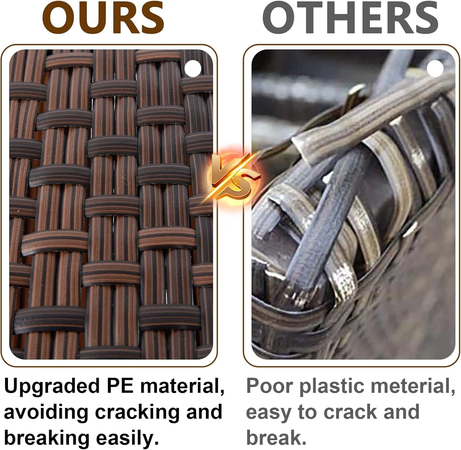 Biggun 459ft Wicker Repair Kit - Rattan Patio Chair Sofas Repair Supplies for Outdoor Lawn Furniture, Premium New Materials Basket Weaving Webbing Replacement Parts