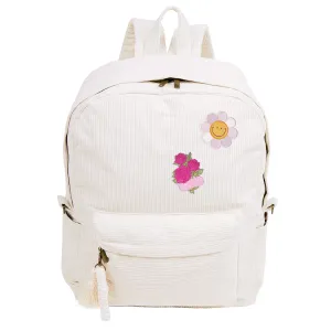 Billie Corduroy Backpack Bone