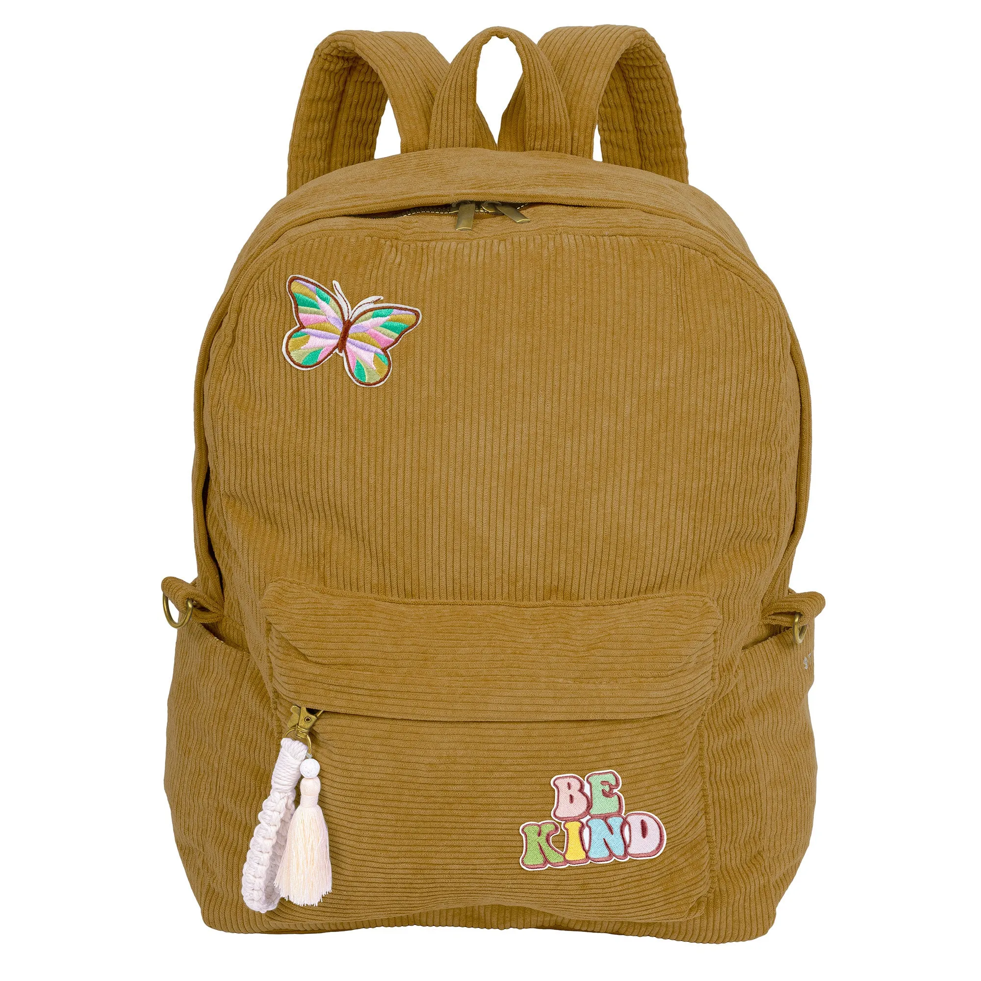 Billie Corduroy Backpack Camel
