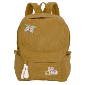 Billie Corduroy Backpack Camel