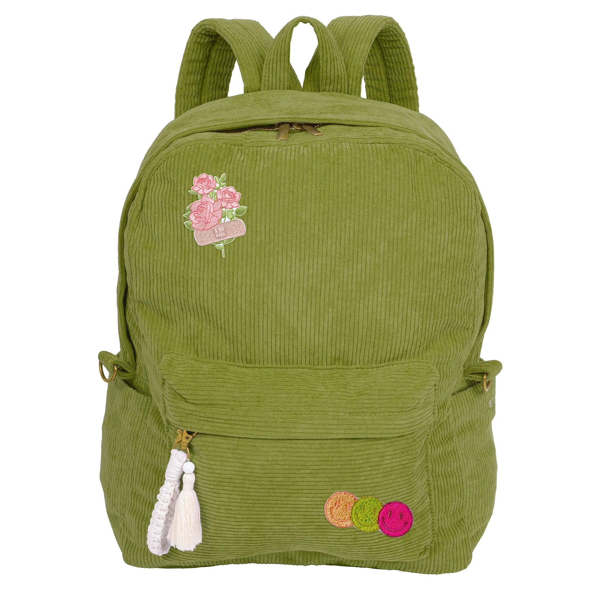 Billie Corduroy Backpack Green