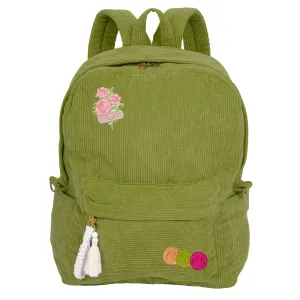 Billie Corduroy Backpack Green