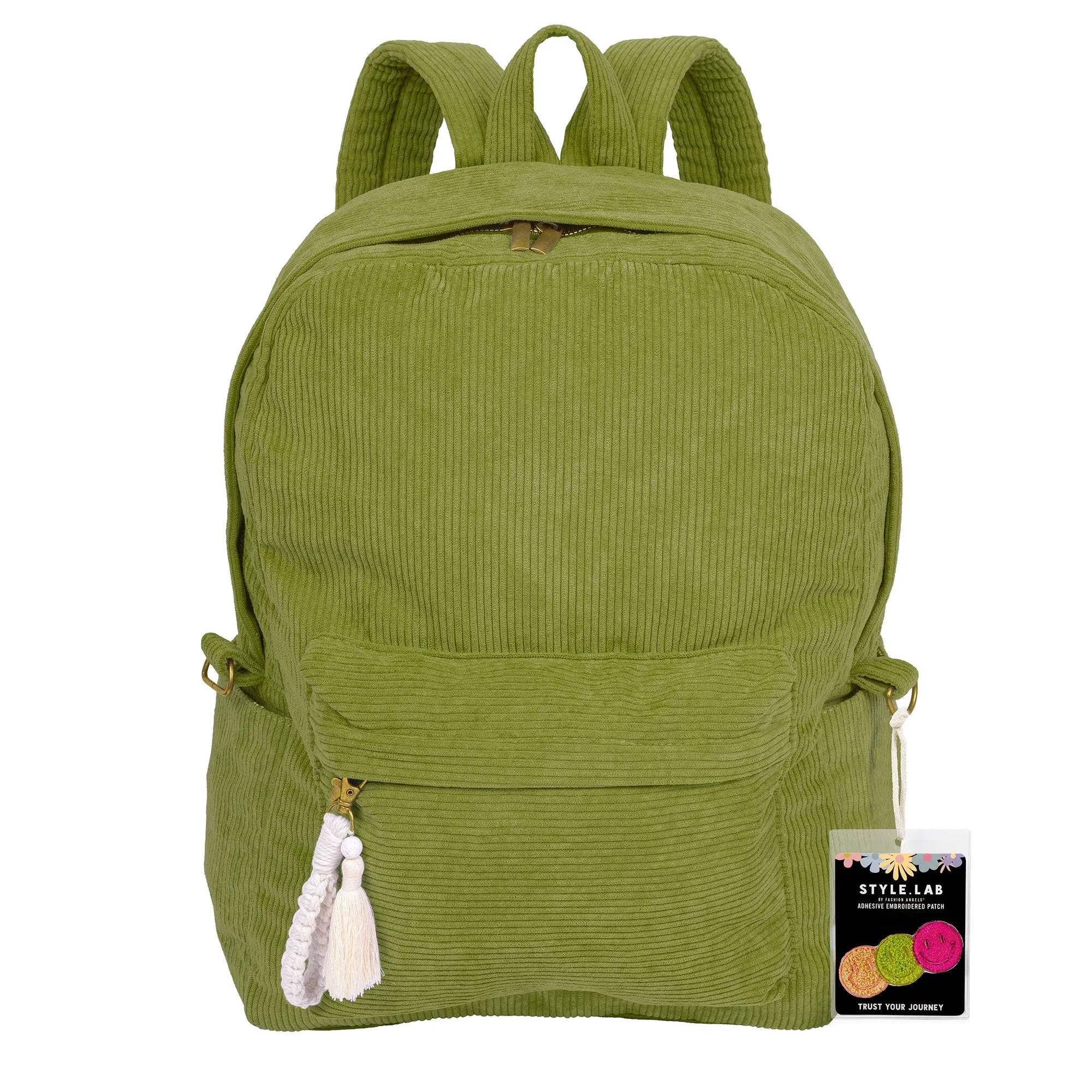 Billie Corduroy Backpack Green