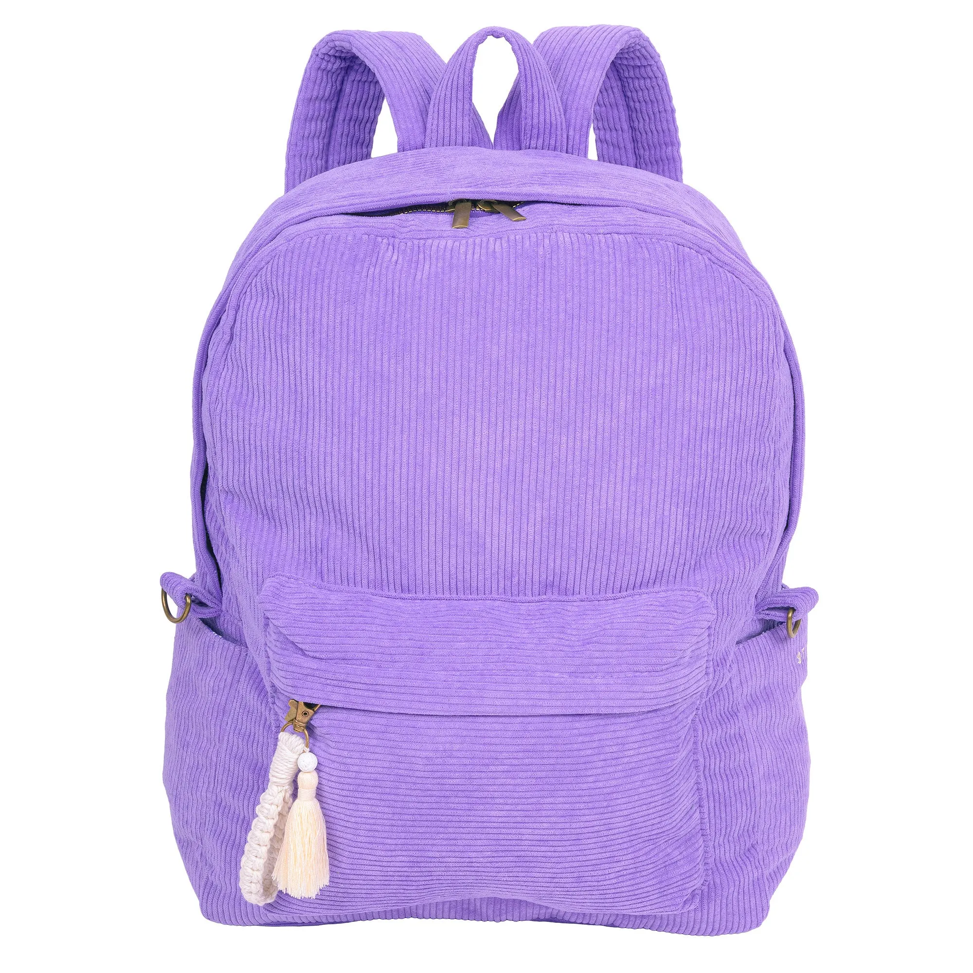 Billie Corduroy Backpack Periwinkle