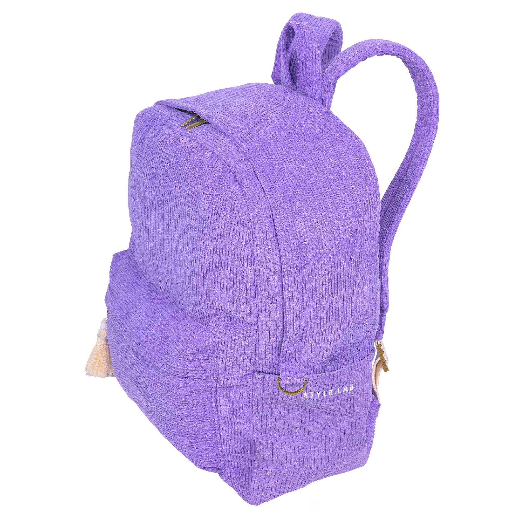 Billie Corduroy Backpack Periwinkle