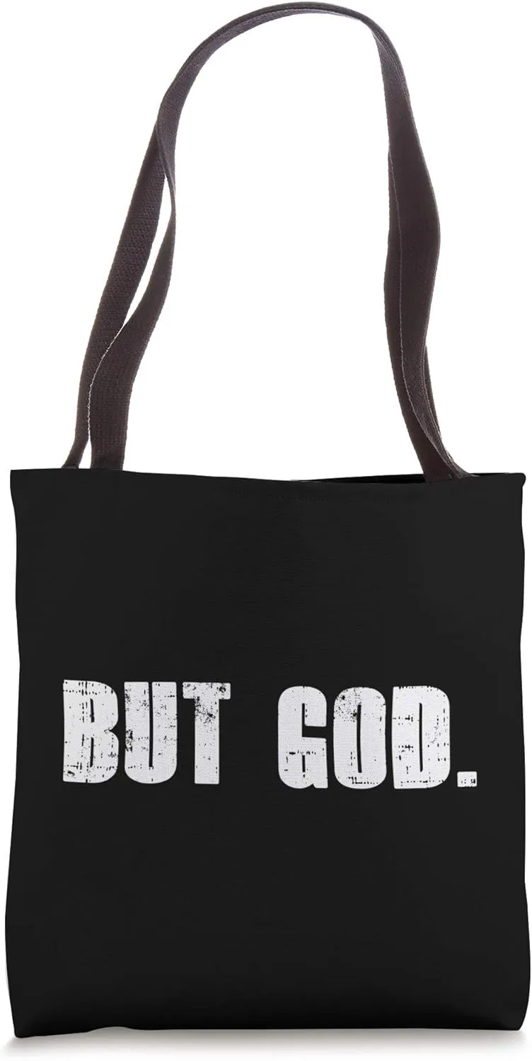 But God Jesus Christ Bible Faith Religious Christian Gift Tote Bag