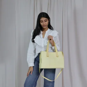 CA 1034 - SHOULDER BAG -  PASTEL YELLOW