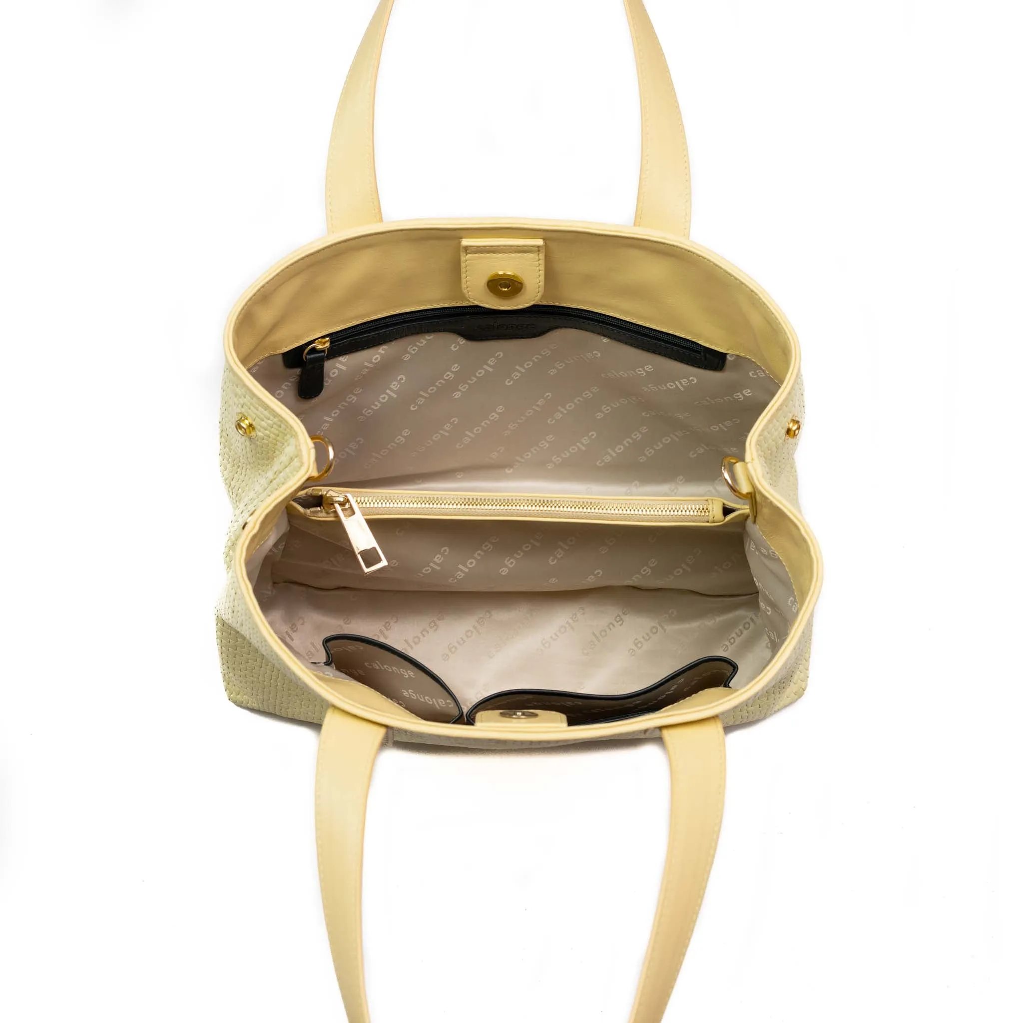CA 1034 - SHOULDER BAG -  PASTEL YELLOW