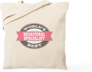 CafePress Behavioral Specialist Tote Bag Reusable Natural Beige Canvas Shopping Bag