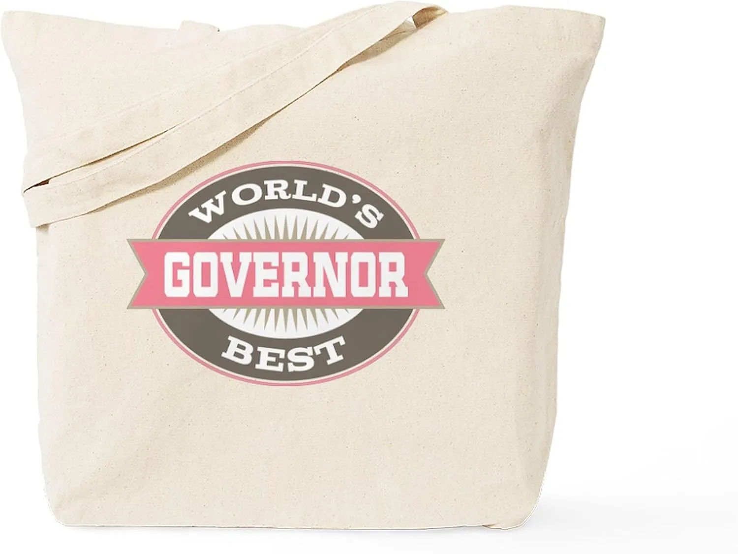 CafePress Governor Tote Bag Reusable Natural Beige Canvas Shopping Bag