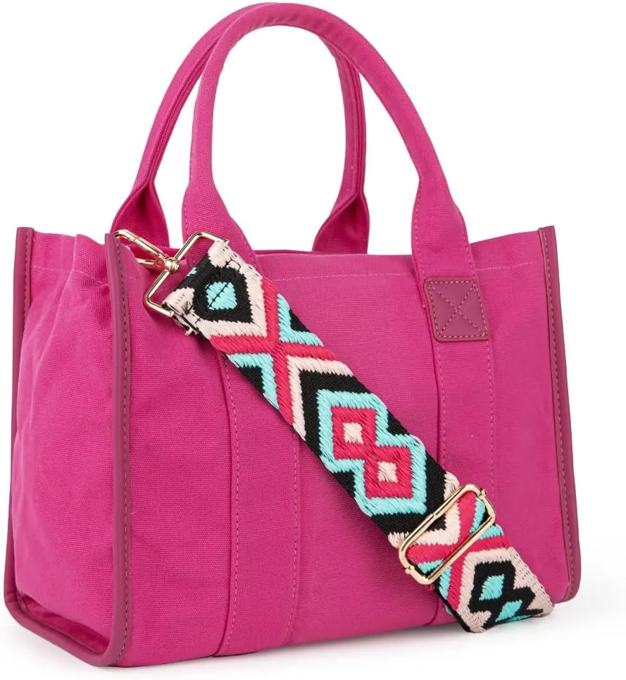 Canvas Tote Bag for Women Top Handle Handbag Crossbody Tote Bag for Women