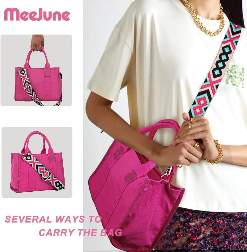 Canvas Tote Bag for Women Top Handle Handbag Crossbody Tote Bag for Women
