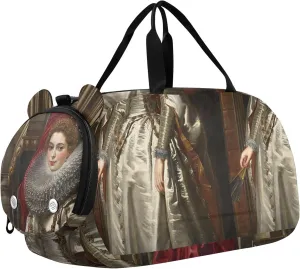 Carry on Duffel for Boys Toddler Weekender Bags Travel Duffle Bags Girls Tote Dance Duffle Bag Rubens Portrait Marchesa Brigida Spinola Doria