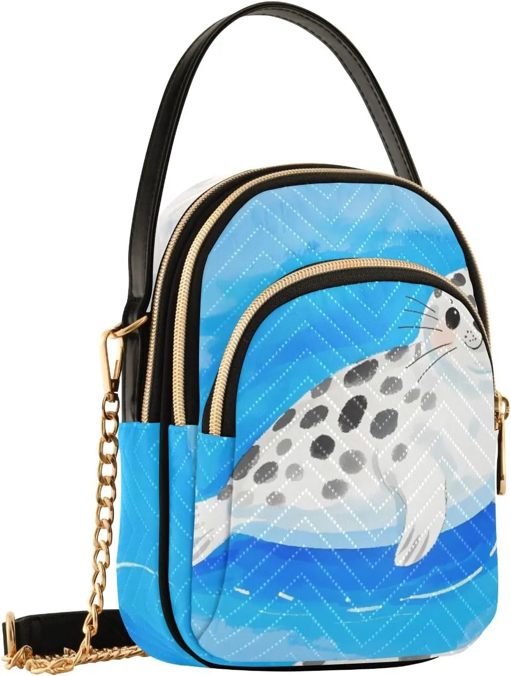 Cartoon Small Handbag Crossbody Bag for Women Quilted Bags Shoulder Purse Phone Wallet Chain Bag