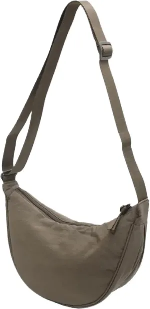 Casual Nylon Hobos Crossbody Bag for Women Shoulder Bag Woman Half Moon Chest Bags Tote Lady Travel Shopper