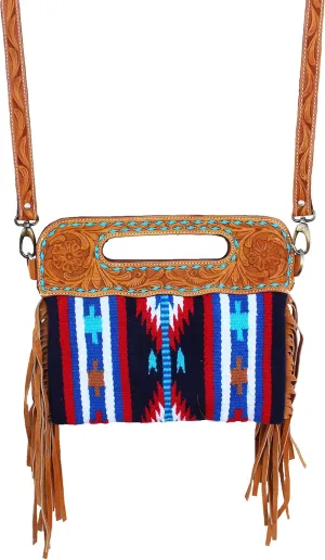 CHALLENGER Women's Western Handwoven Wool Rodeo Cowgirl Handbag 103HR13